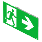 BEGHELLI - Schermo per segnaletica LED da 30 metri con display DX SX.