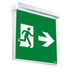 BEGHELLI - Apparecchio per segnaletica di emergenza IP65 con distanza di visibilità fino a 40 metri UPLED BAND CT SA LTO IP65.
