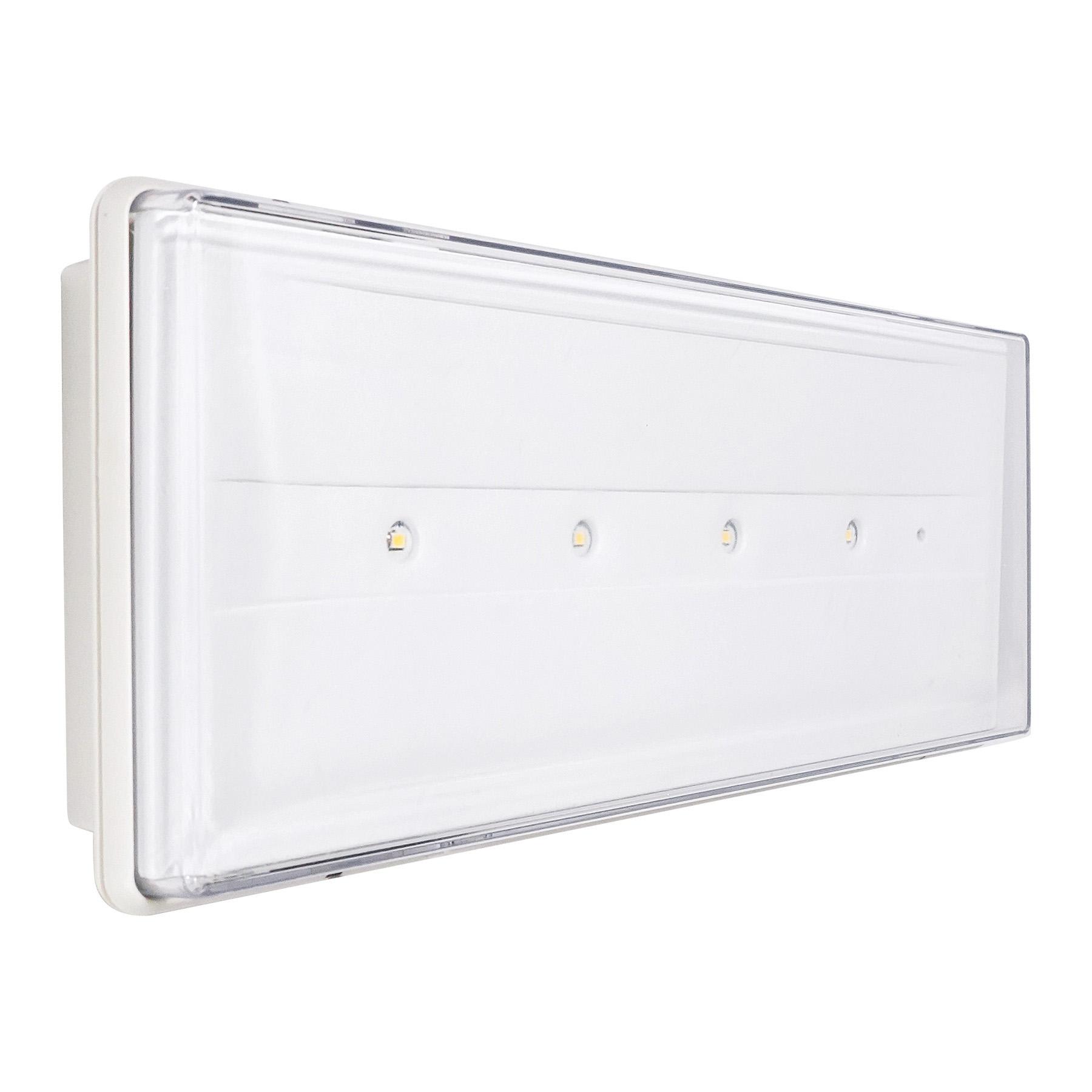 BEGHELLI - Apparecchio di emergenza SE/SA IP42 adatto per segnaletica con pittogrammi in dotazione PRATICA IP42 200L 1/1.5/3 SATR. 4400