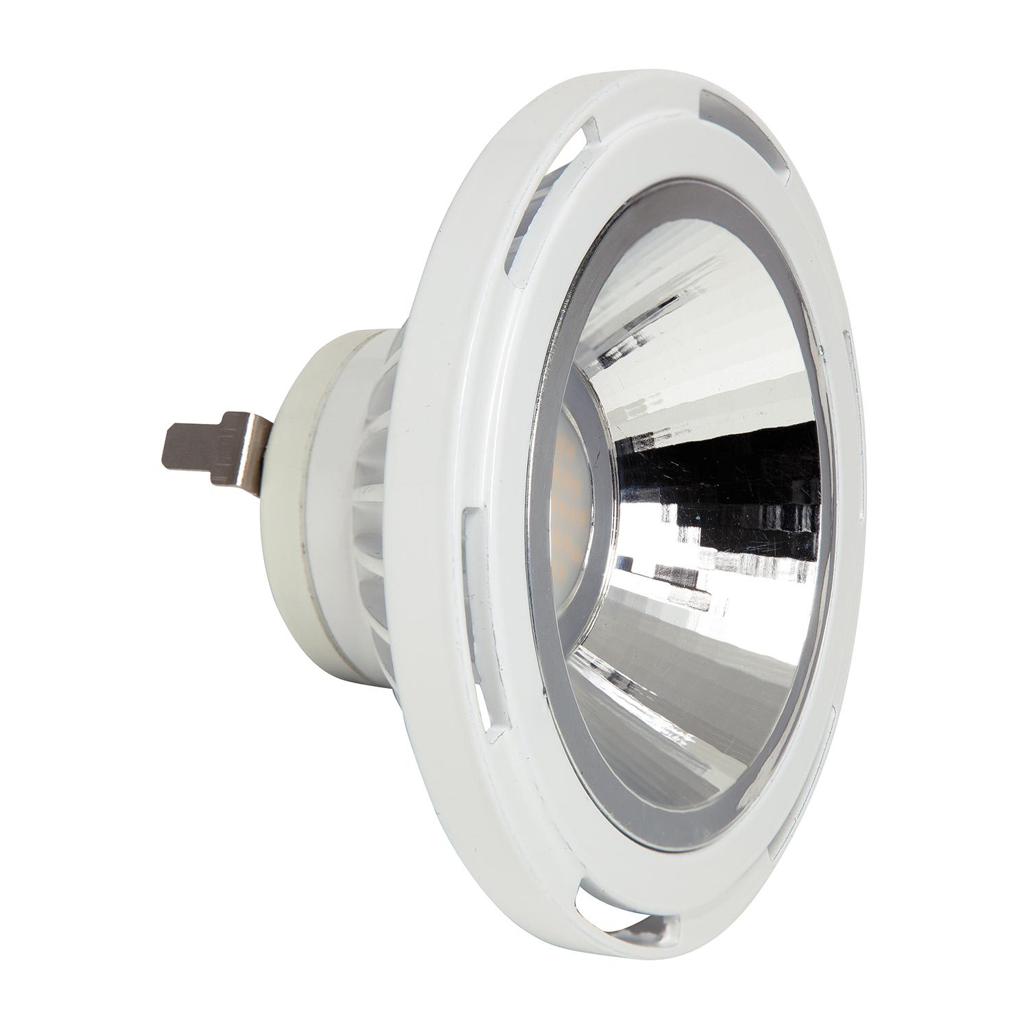 BEGHELLI - Lampadina spot 111 compatibile con ampia gamma di apparecchi tradizionali, offre elevato risparmio energetico e basse temperature di funzionamento. E S LED 111 12W12VG53 30°3000K.