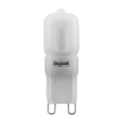 BEGHELLI - Lampadina Bispina particolarmente efficiente, alternativa alle classiche alogene o lampade a scarica. BISPINA LEDART 2.5W 230VG9 4K.