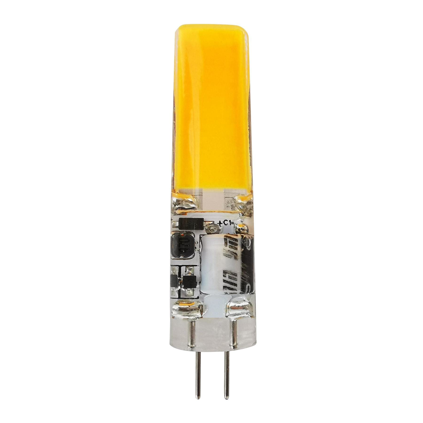 BEGHELLI - Lampadina LED a filamento ZAF BISP, forma classica in vetro, 380lm 3W G4 3K.