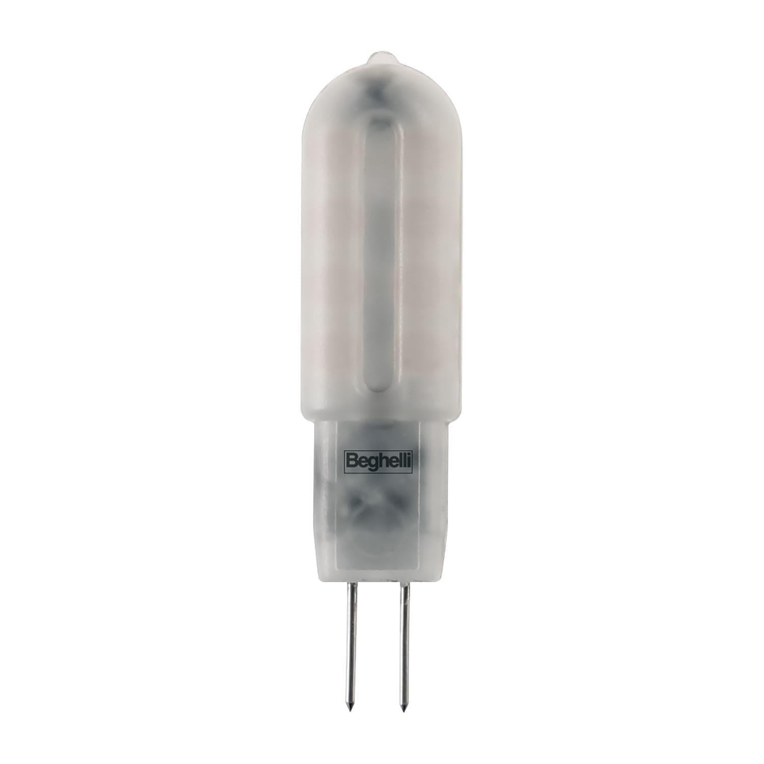 BEGHELLI - Lampadina Bispina LEDART 2W 12VGY6.35 3K, efficiente alternativa alle classiche alogene o lampade a scarica.
