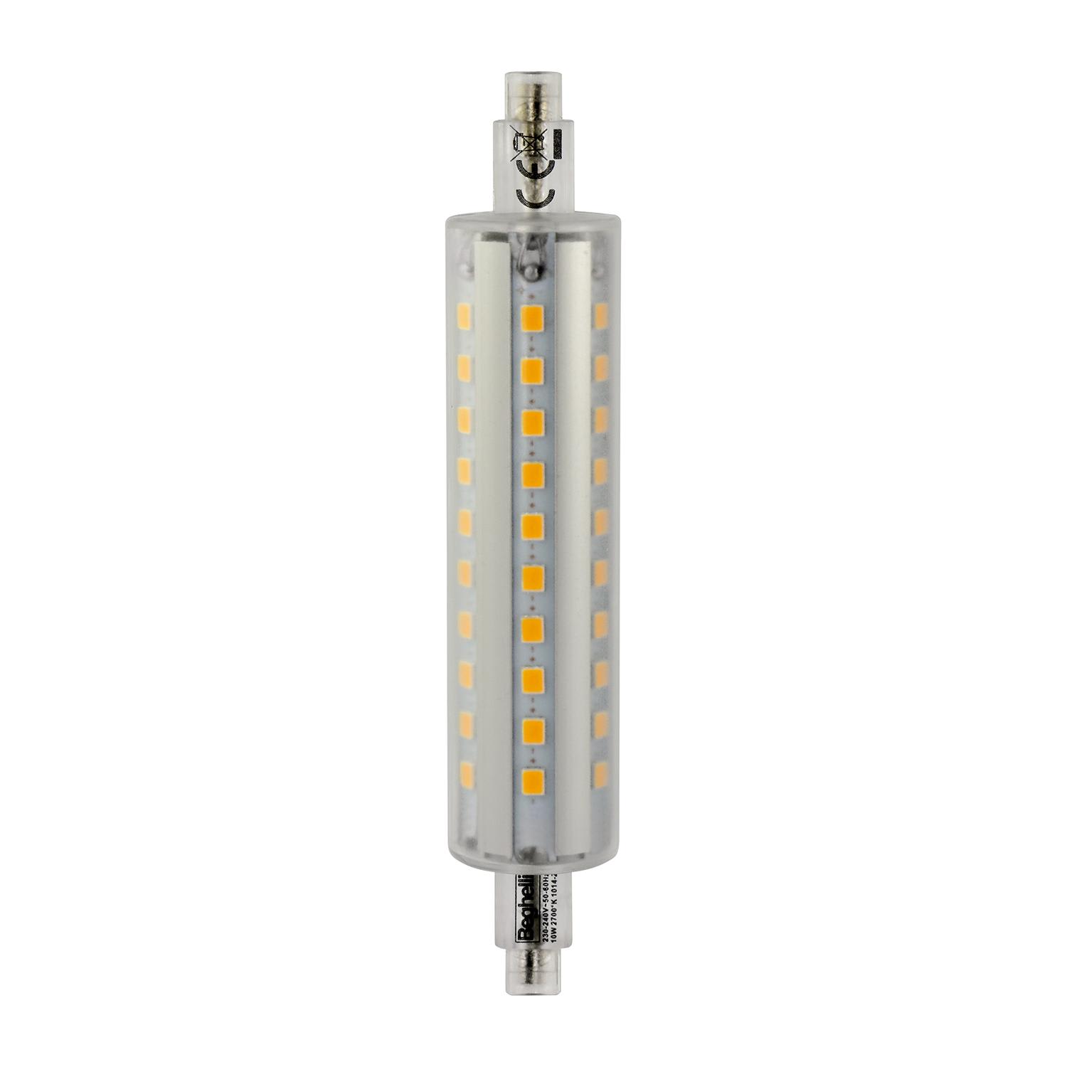 BEGHELLI - Lampadina R7S ECOLED 78MM 10W 4000K per l'utilizzo della tecnologia LED negli apparecchi con attacco R7S.