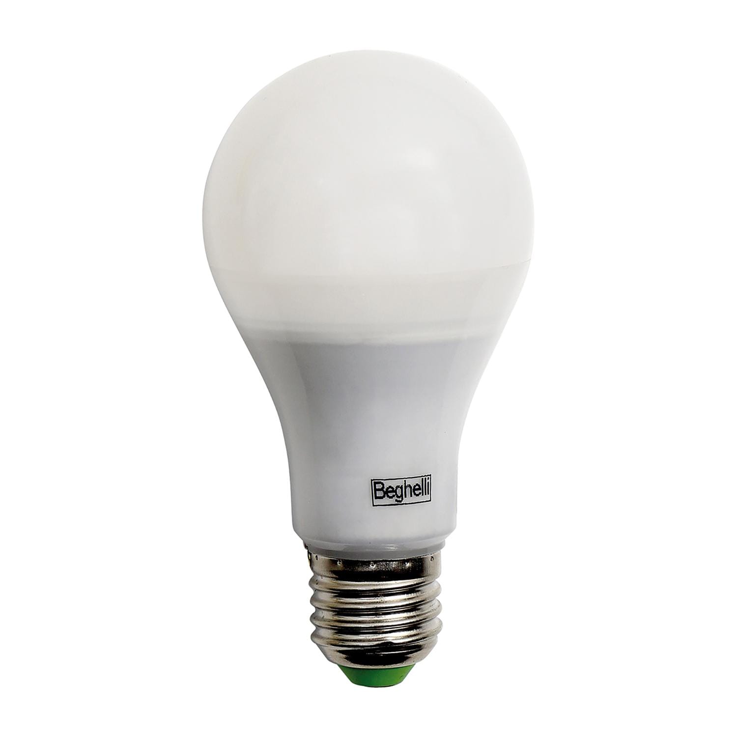 BEGHELLI - Lampadina compatta con design gradevole, rivestimento termoplastico opale, Goccia Saving Prem E27 22W 4K.