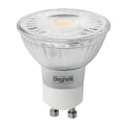 BEGHELLI - Lampadina GU10 compatta, compatibile con tutti gli apparecchi. Spot Glass GU10 6W 30° 3000K.