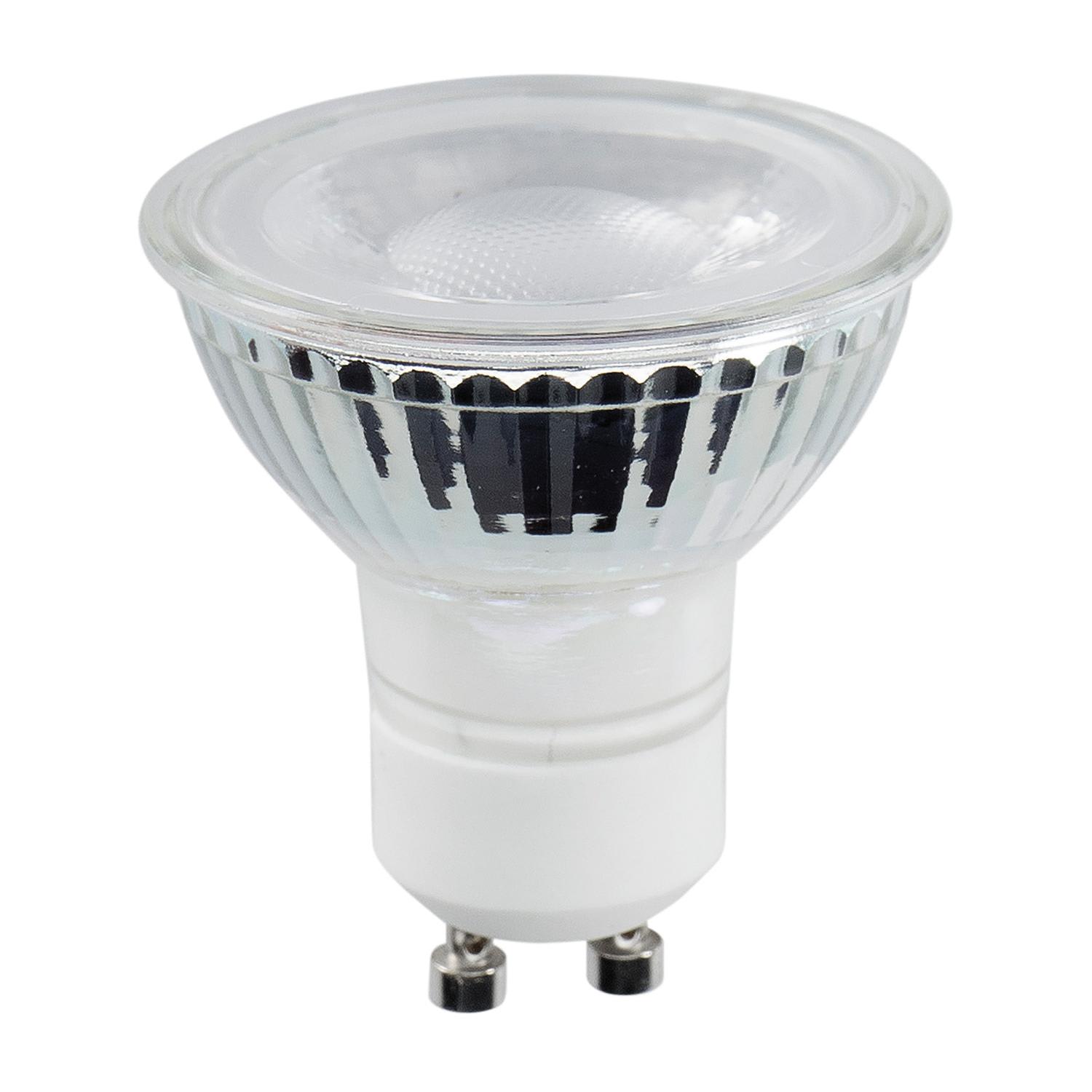 BEGHELLI - Lampadina GU10 compatta, progettata per essere compatibile con tutti gli apparecchi con attacco GU10. Spot Glass GU10 6W 95° 6500K.