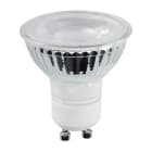 BEGHELLI - Spotglass GU10 6W 95° CRI95 3K: lampadina che restituisce fedelmente i colori con massima resa cromatica simile alla luce solare.