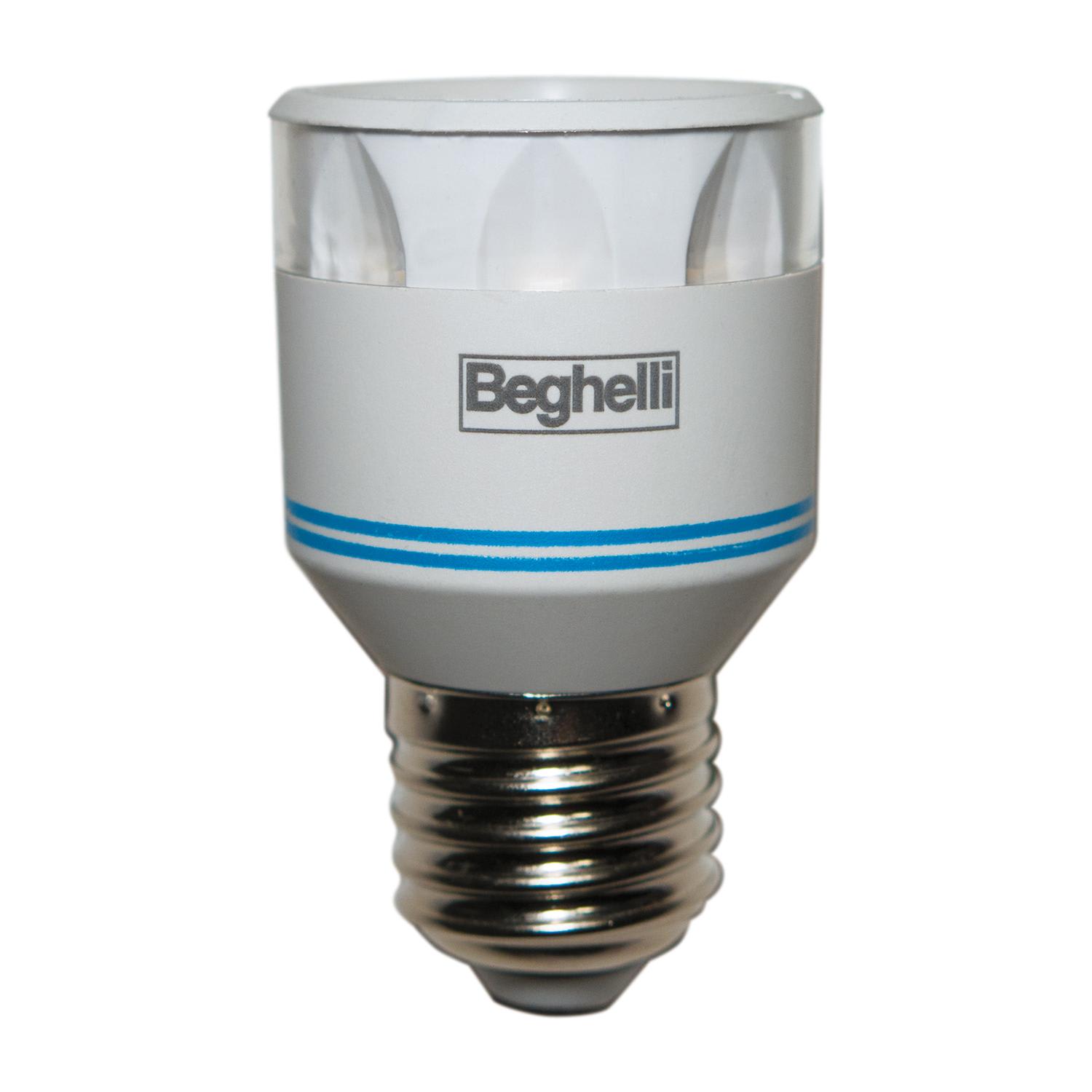 BEGHELLI - Modulo anti black-out per lampadine LED o CFL (max 30W) con attacco E27, aggiunge funzione emergenza. P.LAMPADA SORPRESALED 230V E27.