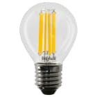 BEGHELLI - Lampadina ZAF NAT95 SFE 800L 6WE27 2K7 con corpo in vetro e LED CRI-95 a filamento per resa cromatica simile al sole, comfort visivo elevato.