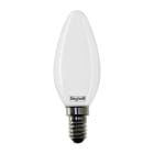 BEGHELLI - Lampadina vetro opalino forma classica TVETRO LED OP OLIVA 4W E14 3K.