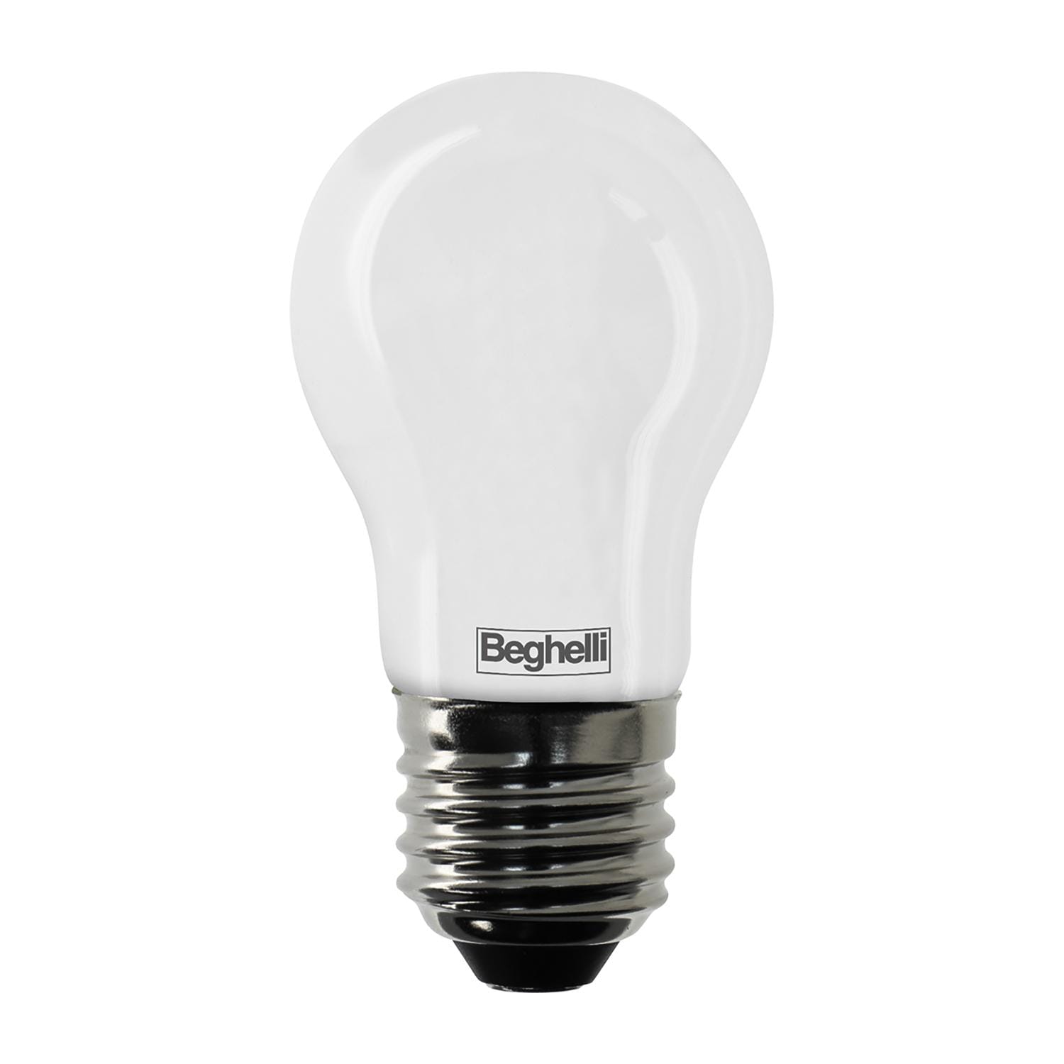 BEGHELLI - Lampadina vetro opalino forma classica TVETRO LED OP SFERA 6W E27 6K5.