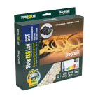 BEGHELLI - Strisce flessibili a LED autoadesive professionali ad altissima densità di LED ed eccellente resa luminosa. Tecnologia CCT per tonalità regolabili. Rotoli da 5 metri pre-cablati. STRIPLED CCT 24V 22W 2klm IP20.
