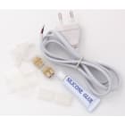 BEGHELLI - Kit aggiuntivo per StripLED 230V da 10-20W, contenente 2 testate terminali stagne, 1 cavo di alimentazione, 2 connettori, 1 tubo di sigillante e accessori per il fissaggio, compatibile con COD.DA56680A56687.