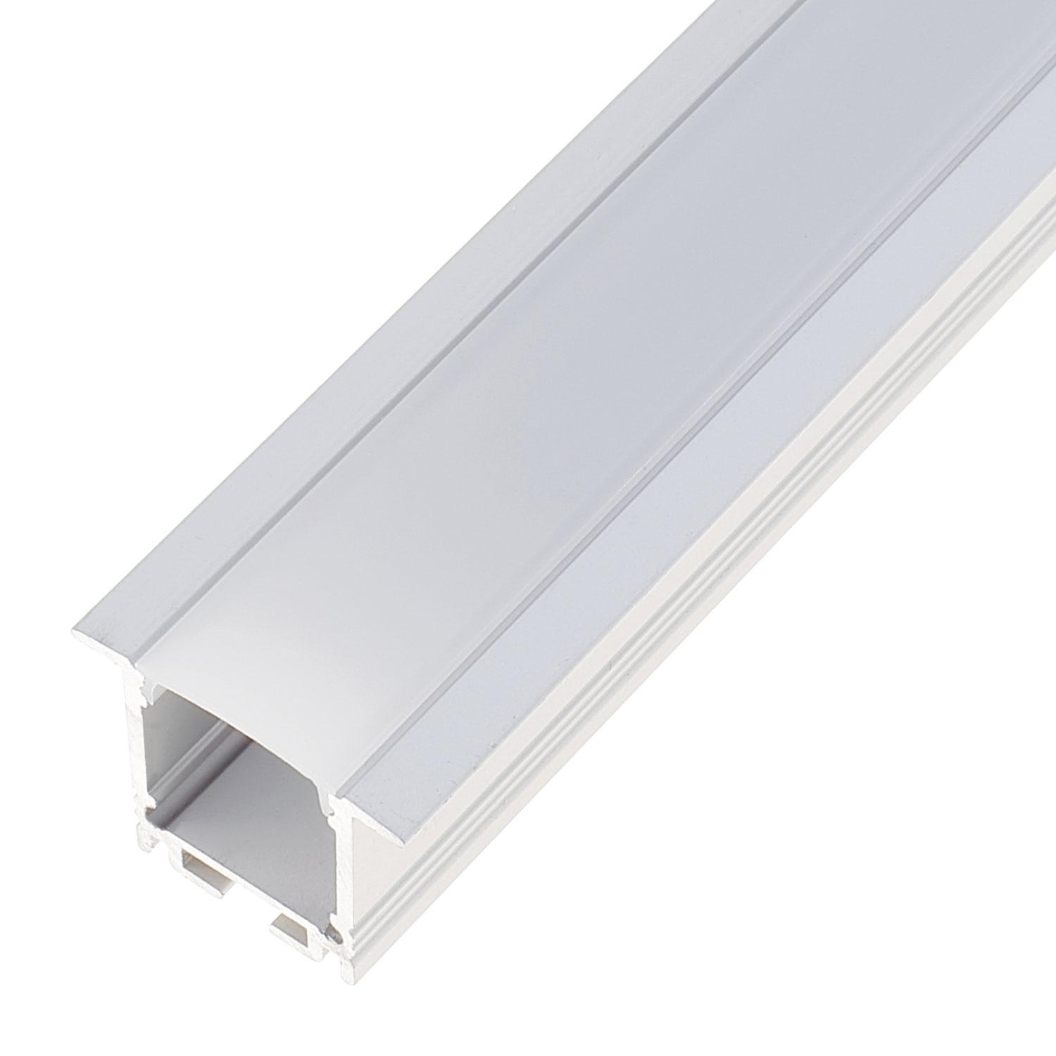 BEGHELLI - Profilo da 2 metri in alluminio per StripLED INC FONDO CARTONGESSO. 56696