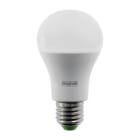 BEGHELLI - Lampadina compatta con design gradevole, rivestimento termoplastico opale, Goccia Saving 15W E27 3000K.