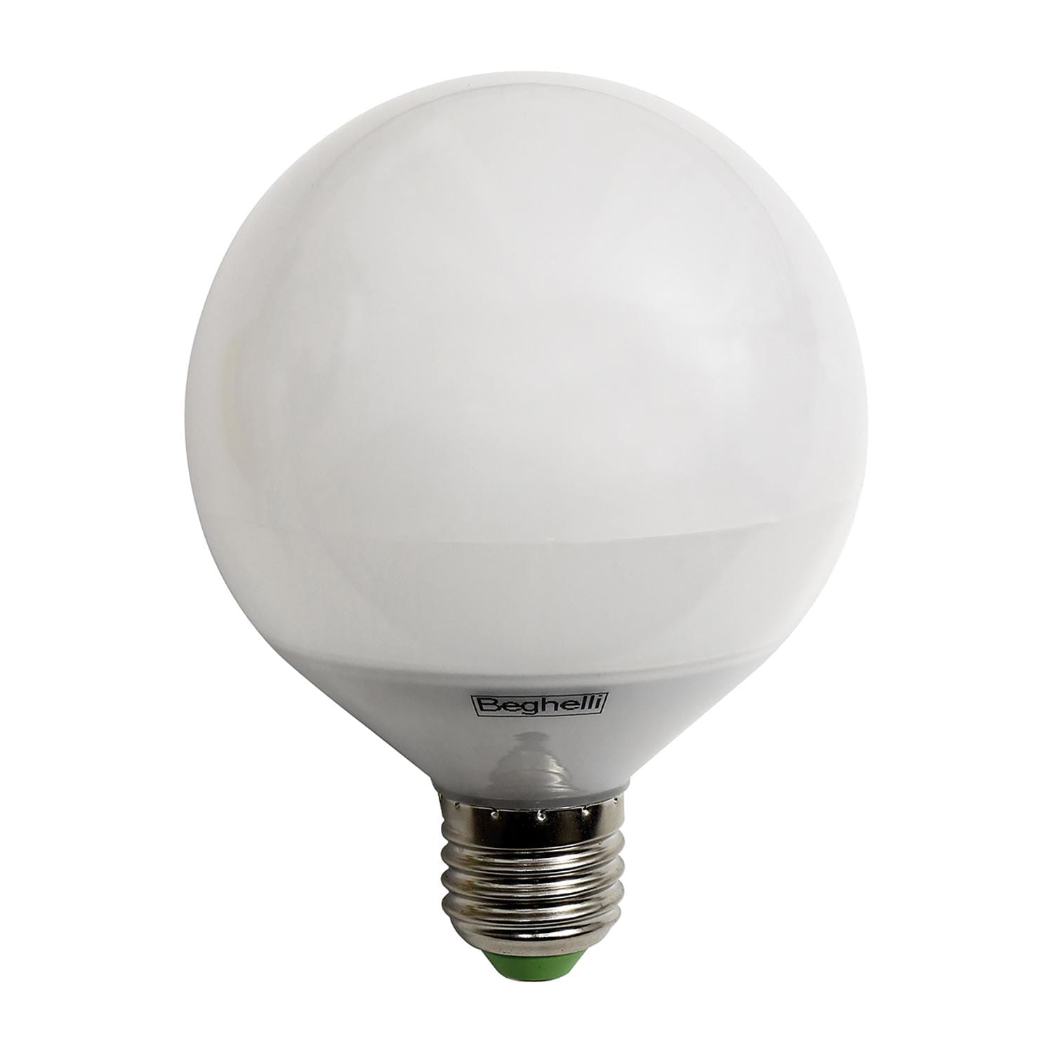 BEGHELLI - Lampadina compatta con rivestimento termoplastico opale GLOBO SAVING LED 24W E27 3K.