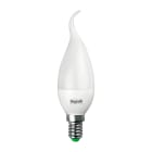 BEGHELLI - Lampadina compatta con rivestimento termoplastico opale, CDVENTO SAVING LED 7W E14 3K.