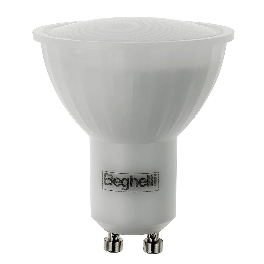 BEGHELLI - Elplast Spot GU10 6W 230V 6.5K: Lampadina efficiente ed economica per installazioni standard.