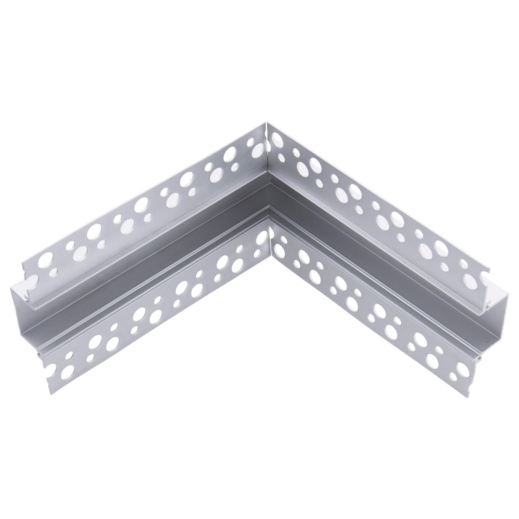 BEGHELLI - Profilo da 2 metri in alluminio per StripLED curva 90° alta. 57604