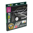 BEGHELLI - Striscia LED professionale ad alta densità, autoadesiva, alimentata direttamente da rete 230V senza driver, IP65, 20W, 3K, 1M.