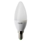 BEGHELLI - Lampadina con una buona efficienza, soluzione economica per ogni installazione standard. SUPERLED OLIVA 700lm 7WE14 6K5.