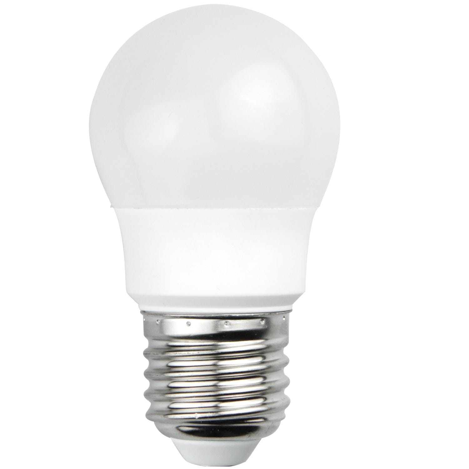 BEGHELLI - Lampadina ad alta efficienza, soluzione economica per installazioni standard: SUPERLED SFERA 700lm 7W E27 4K.