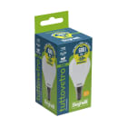 BEGHELLI - Lampadina vetro opalino forma classica LED 5W E14 4K luminosita' superiore.