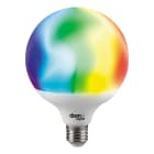 BEGHELLI - Lampadina Smart Wi-Fi 14W, 1400 lumen, colori RGB + bianco dinamico, attacco E27, globo WIFI GL 14W E27 RGB-W DYNAMIC.