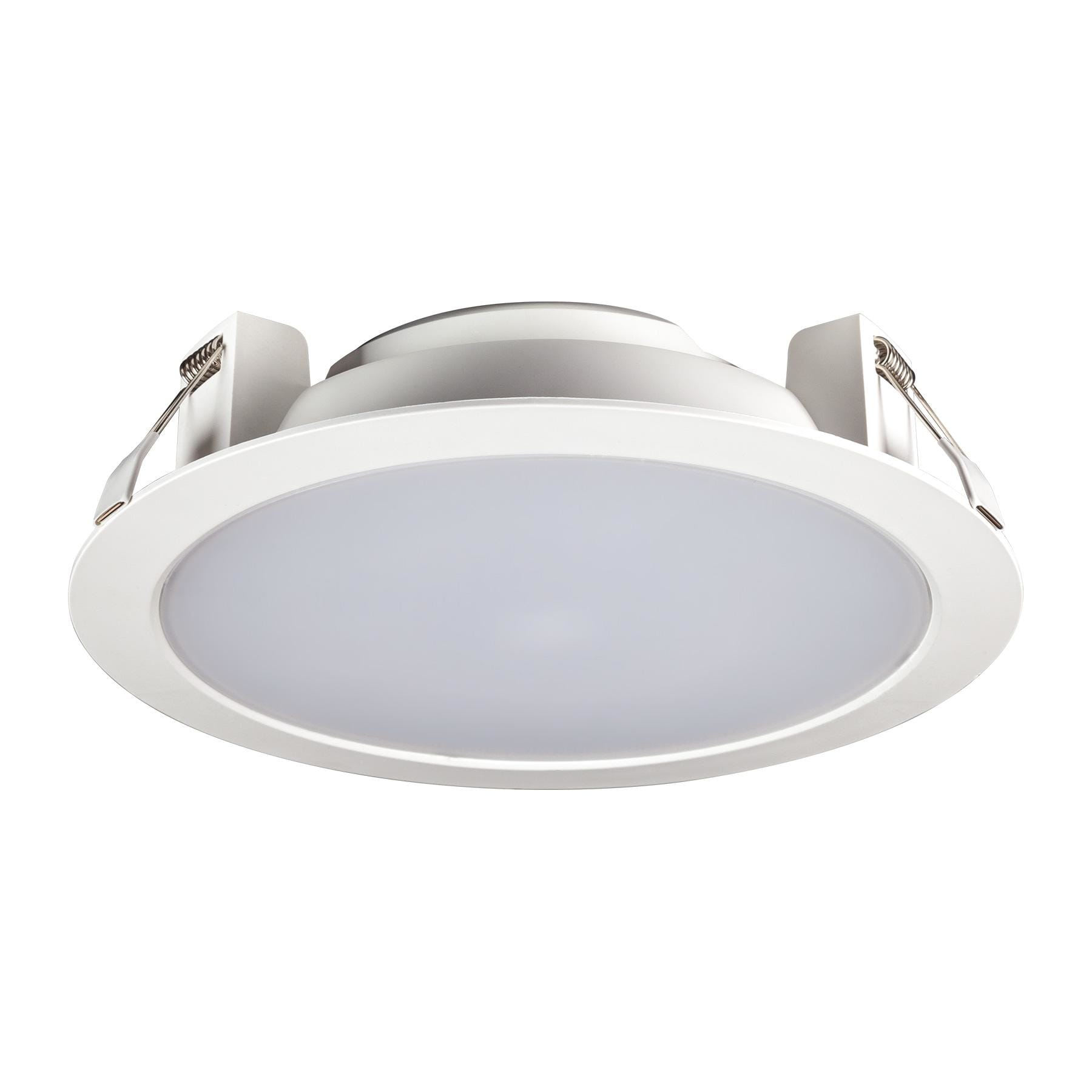BEGHELLI - Apparecchio ultra compatto da incasso a sorgente LED radiale con diffusore opale per una luce omogenea e installazione semplice anche in spazi ridotti. DWL LED 15W 3000K.