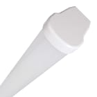 BEGHELLI - Plafoniera LED compatta stagna IP65 con schermo opalino diffondente in policarbonato, testate calettate sul corpo centrale e morsettiera interna per installazione rapida, STAGNALED ES-1500 40W6K5 4800L.