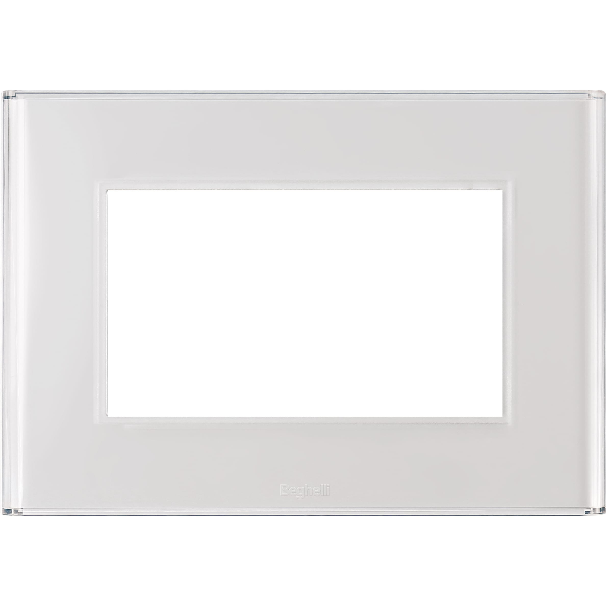 BEGHELLI - Placca Brain semplificata con attivazione locale touch a bordo senza smartphone EM 3F BI.