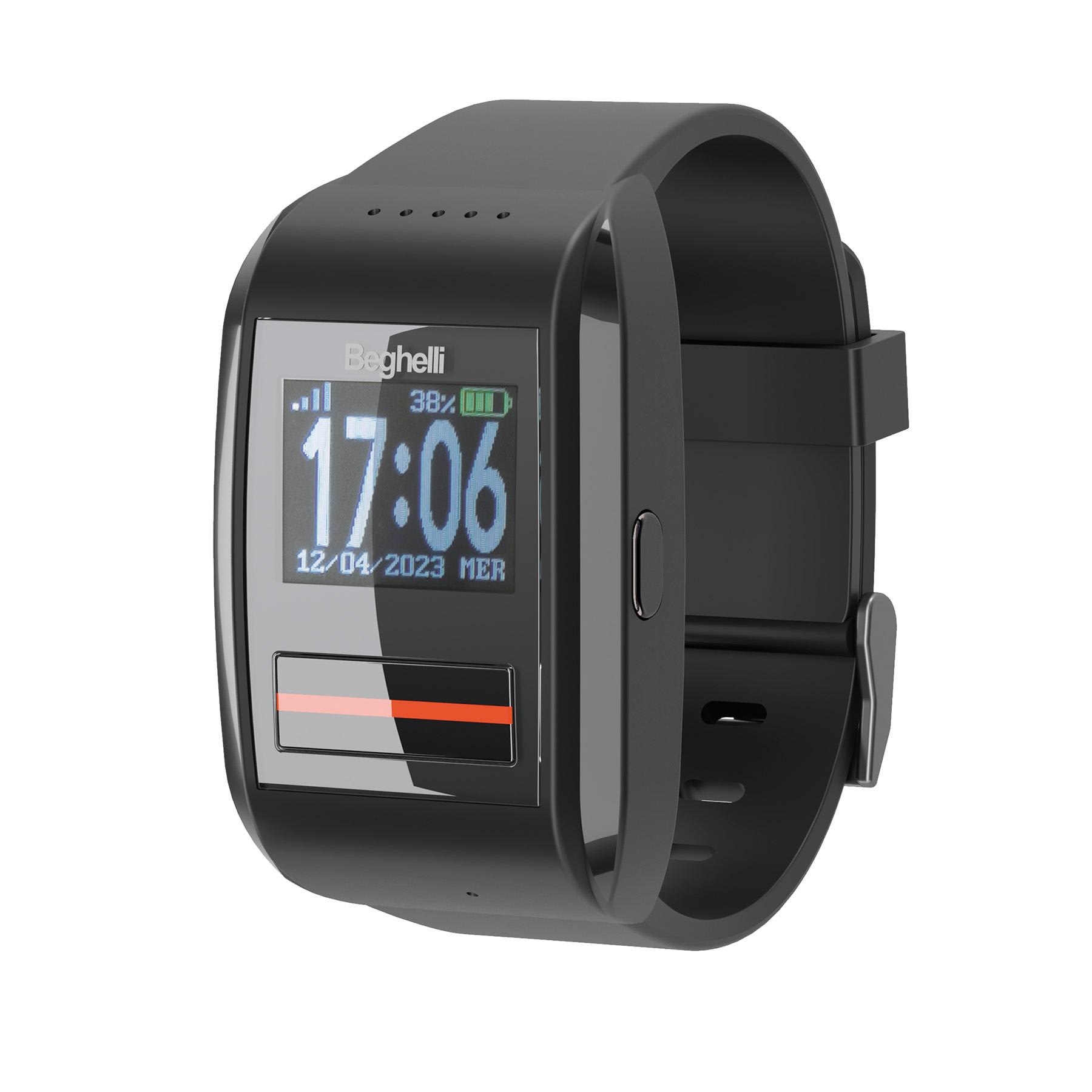 BEGHELLI - Orologio GSM per chiamate rapide di soccorso tramite SIM CARD SALVALAVITA WATCH GSM. 8405