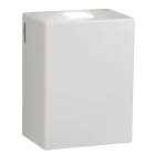 BEGHELLI - Lampada da parete X-CUBE LED 8W, 480 lumen, tonalità luce 4000K, IP44, bianco.