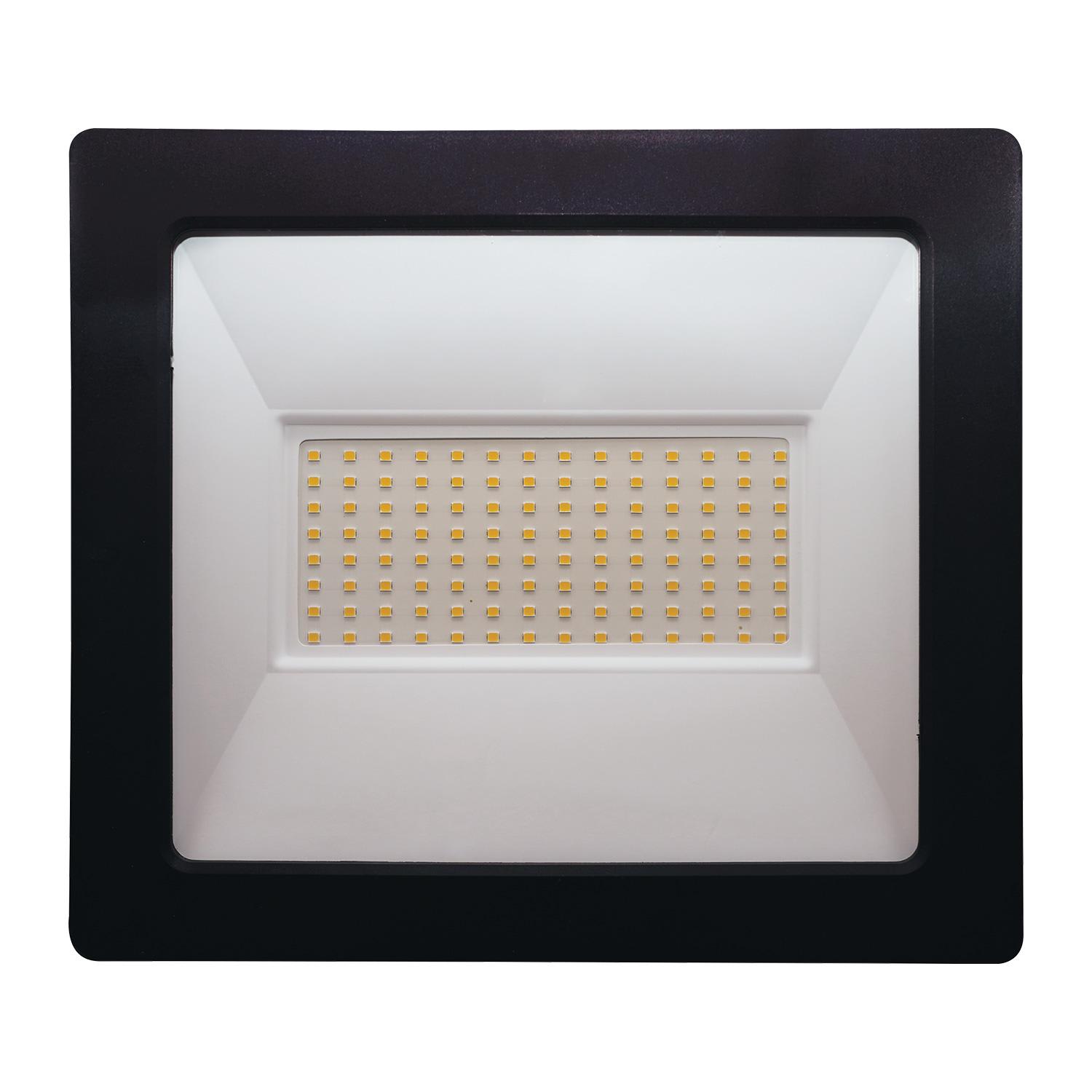 BEGHELLI - Proiettore a spessore ridottissimo FL LED 200W NERO IP66 4K con design moderno ed elegante, adatto per applicazioni nel settore civile, terziario e industriale, realizzato in alluminio pressofuso con alette di raffreddamento integrate.