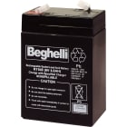 BEGHELLI - Batteria al Piombo 6V 4.5Ah con connettore FASTON 6.35