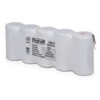 BEGHELLI - Batteria Nichel Cadmio 6V 1.2Ah AA HT SC Size PACCO. 8821H