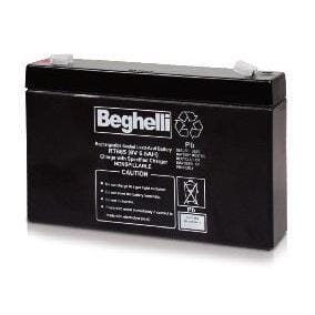 BEGHELLI - Batteria di ricambio al piombo 6V 12Ah PB 6V 12AH