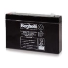BEGHELLI - Batteria di ricambio al piombo 6V 12Ah PB 6V 12AH