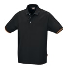 BETA - Polo 3 bottoni in 100% cotone 200 g, nero, taglia S, cotone-pique black.