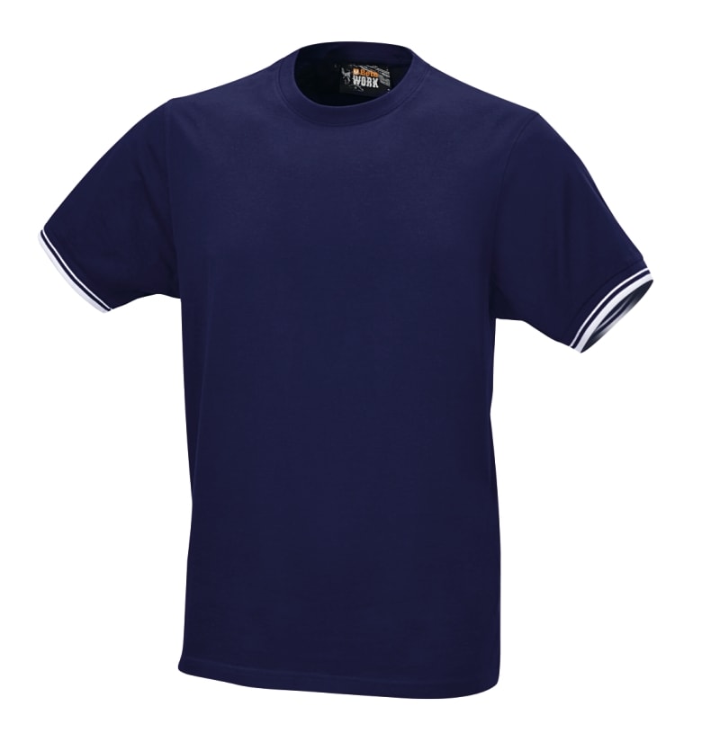 BETA - T-shirt work in 100% cotone 150 g, blu, jersey blue TG. S. 075490201