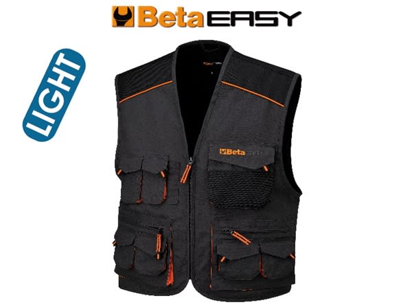 BETA - GILET EASY TWILL 180GR GREY TG.M 078670902