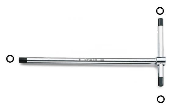 BETA - CHIAVI A T ESAGONALI MASCHIO 4K 009519540