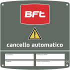SOMFY - CMS ITALIA BFT 180X180 CARTELLO AVVERT