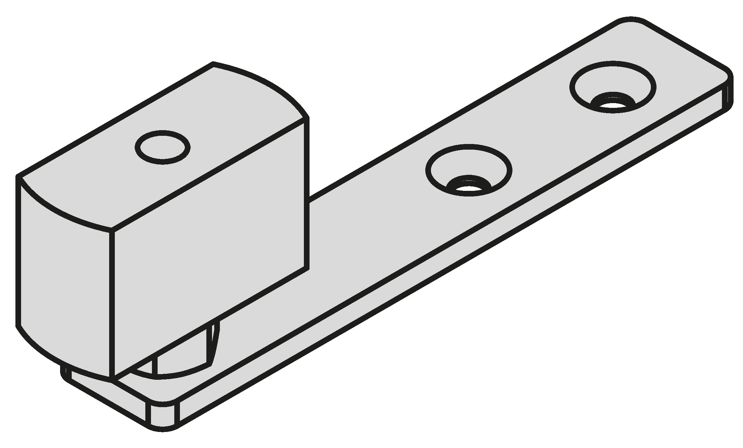 SOMFY - PRV 40GD.70 GUIDA PAVIM A BASSO ATTRITO