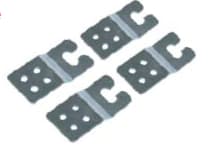 BISTEEL - KIT 4 STAFFE FISSAGGIO CASSE A PARETE CH0008