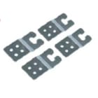 BISTEEL - KIT 4 STAFFE FISSAGGIO CASSE A PARETE CH0008