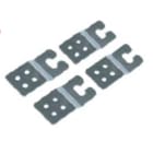 BISTEEL - KIT 4 STAFFE FISSAGGIO CASSE A PARETE