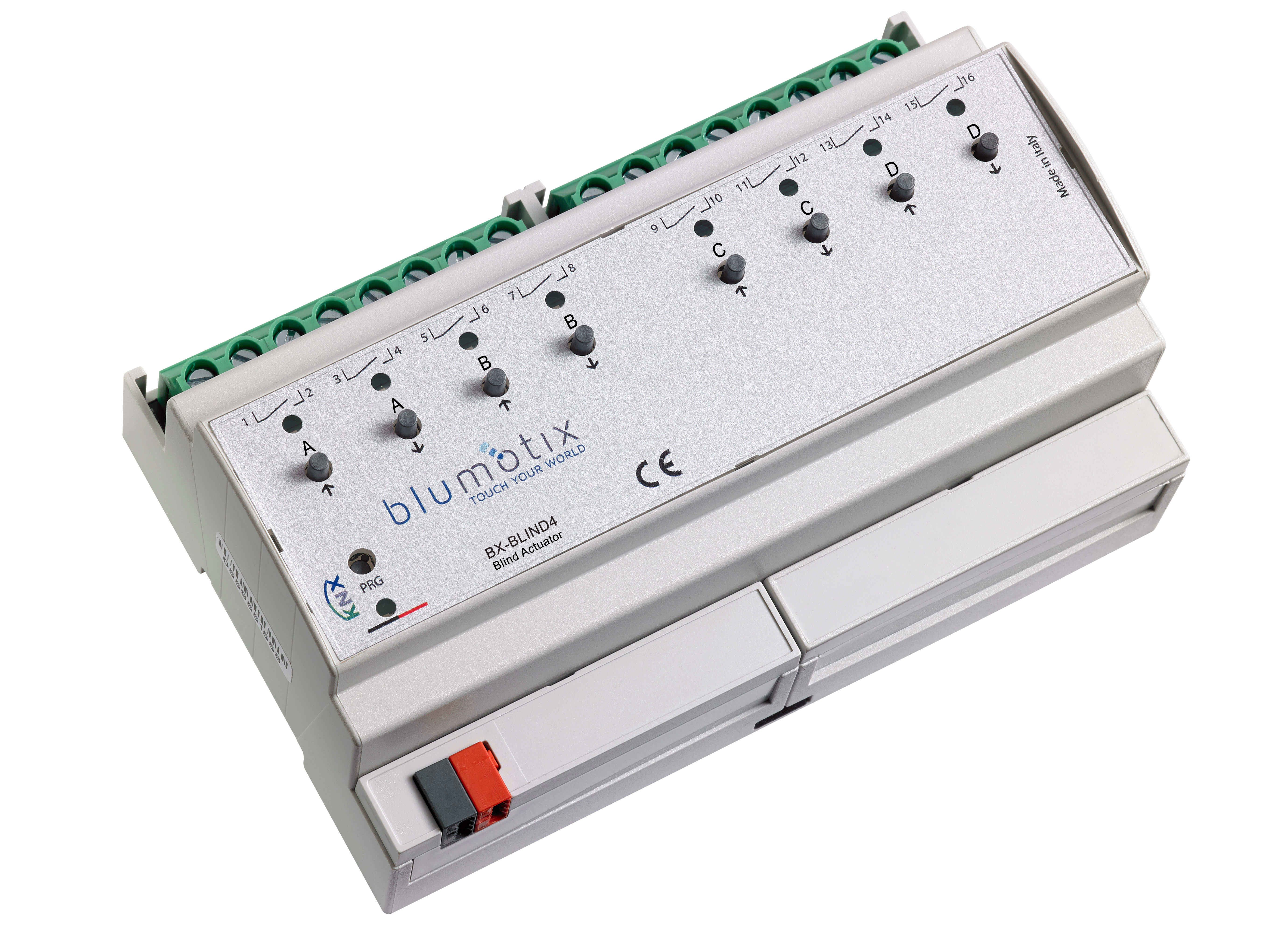 BLUMOTIX - ATTUATORE TAPPARELLE 4 CANALI (16A)