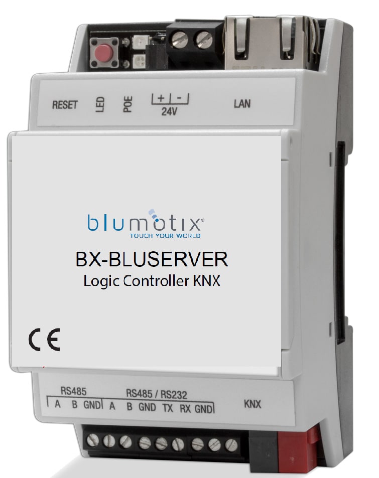 BLUMOTIX - BLUSERVER CONTROLLORE LOGICO-KNX/MULTIPR BX-BLUSERVER